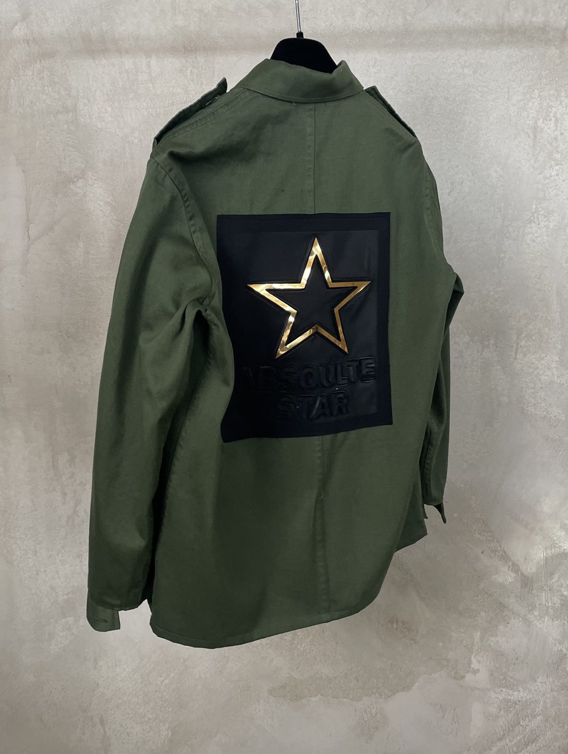 Giacca Vintage Verde Star Oro