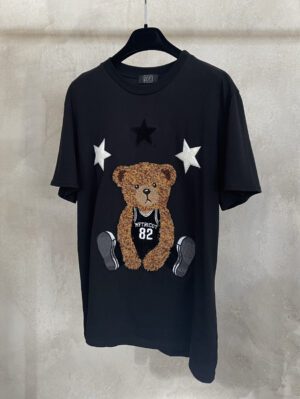Maglietta Basket Bear Donna Nero - T-shirt
