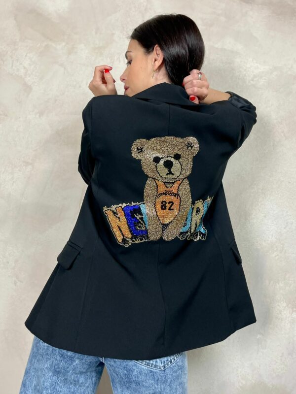 Blazer Donna Basket Luxury Nero