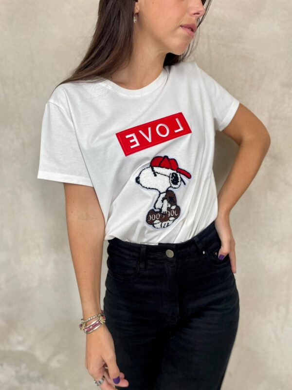 T-shirt Snoopie Love