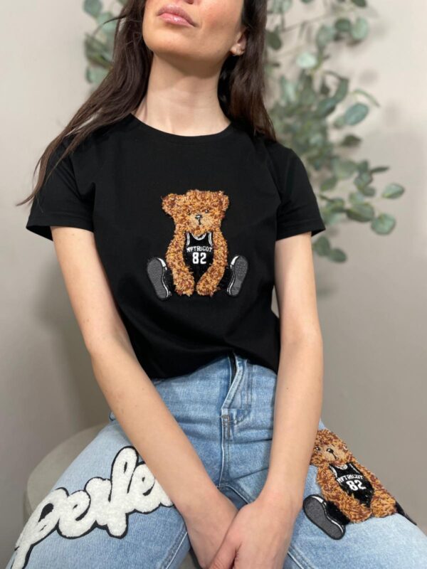 T-Shirt Mini Basket Bear da Donna
