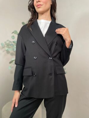 Giacca Nera Oversize Haveone