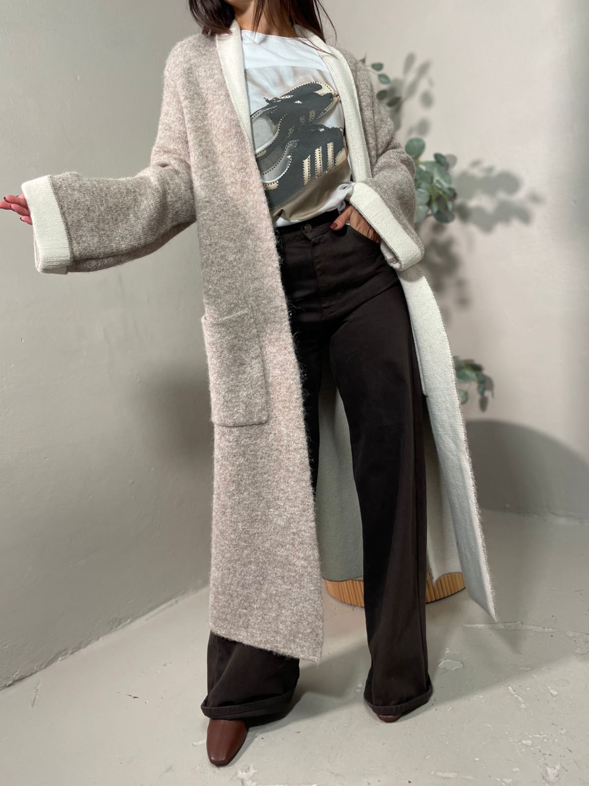 Cappotto In Maglia Vicolo